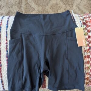 Women's Black High-Waisted Shorts